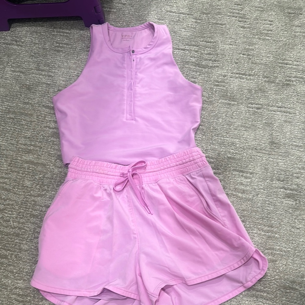 Abercrombie YPB matching workout set